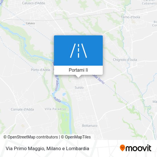 Mappa Via Primo Maggio