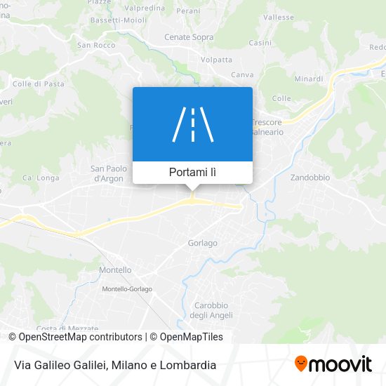 Mappa Via Galileo Galilei