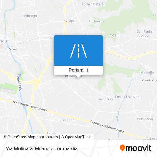Mappa Via Molinara