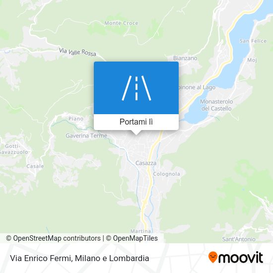 Mappa Via Enrico Fermi