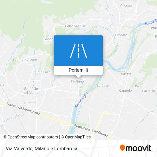 Mappa Via Valverde