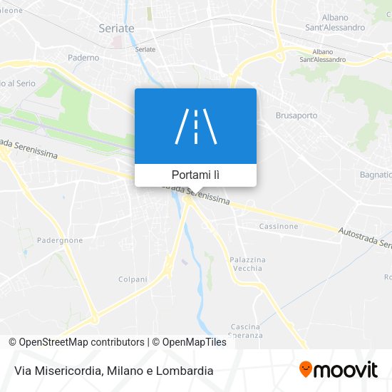 Mappa Via Misericordia