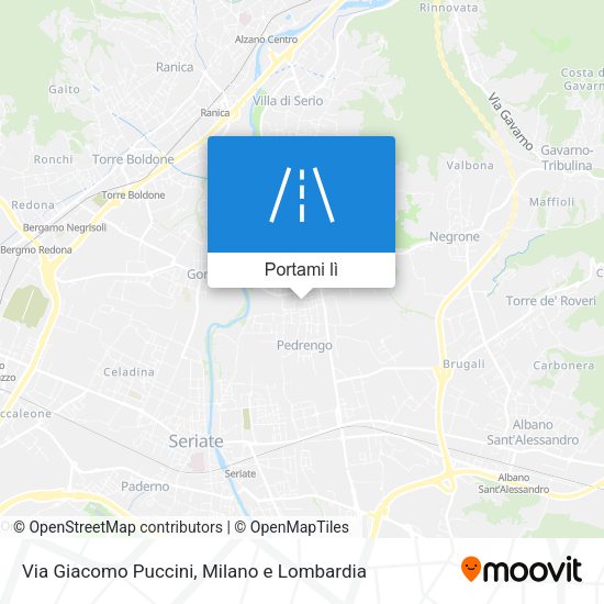 Mappa Via Giacomo Puccini