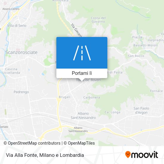 Mappa Via Alla Fonte