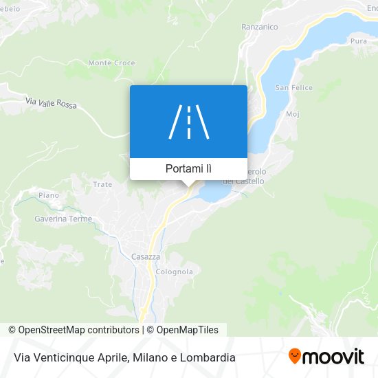 Mappa Via Venticinque Aprile