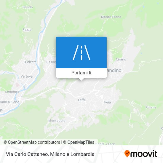 Mappa Via Carlo Cattaneo