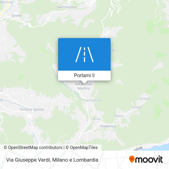 Mappa Via Giuseppe Verdi