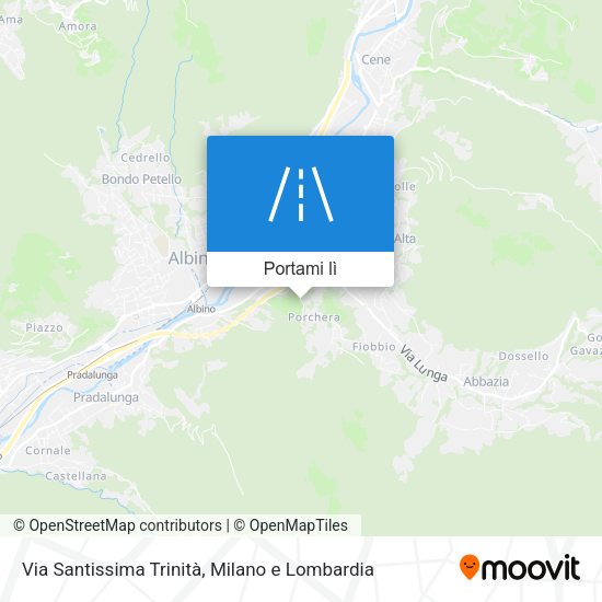 Mappa Via Santissima Trinità