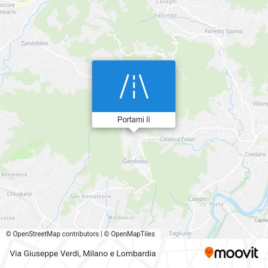 Mappa Via Giuseppe Verdi