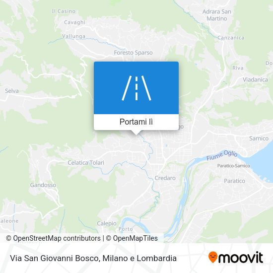Mappa Via San Giovanni Bosco