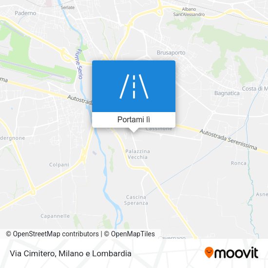 Mappa Via Cimitero