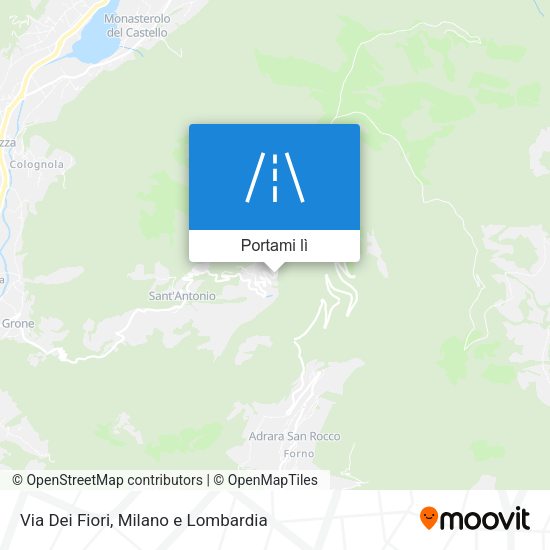 Mappa Via Dei Fiori