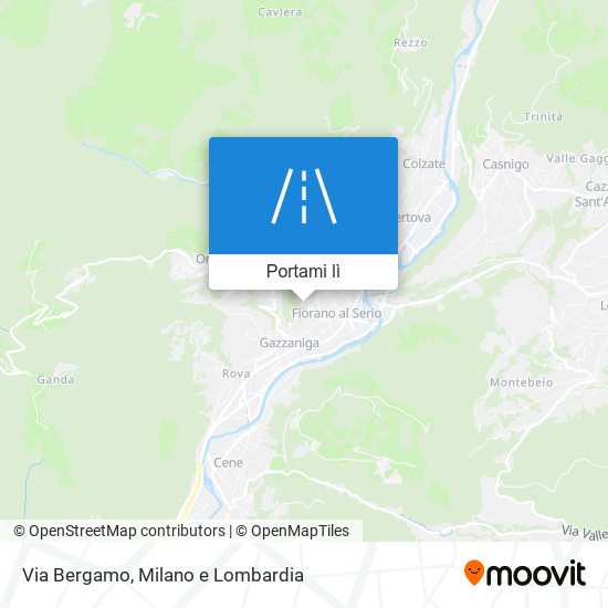 Mappa Via Bergamo