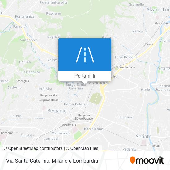 Mappa Via Santa Caterina
