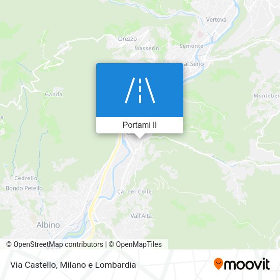 Mappa Via Castello