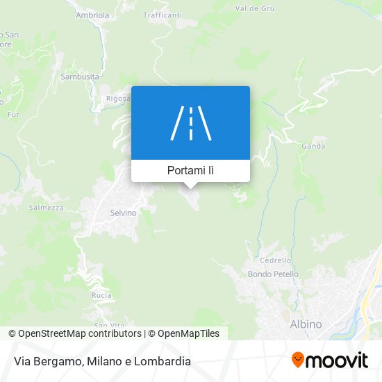 Mappa Via Bergamo