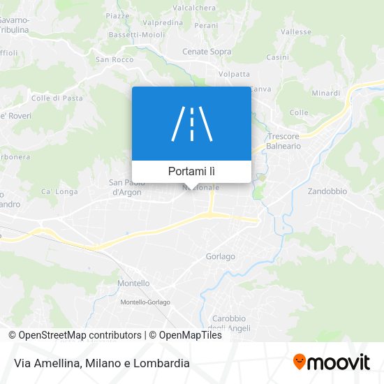 Mappa Via Amellina