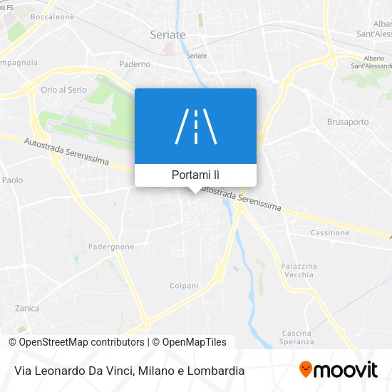 Mappa Via Leonardo Da Vinci