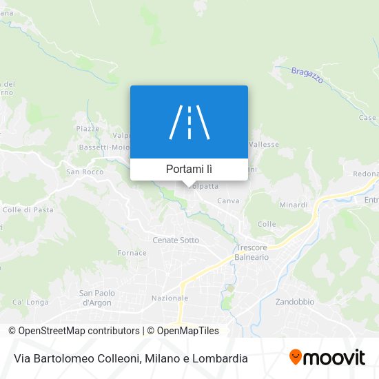 Mappa Via Bartolomeo Colleoni