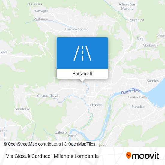 Mappa Via Giosuè Carducci