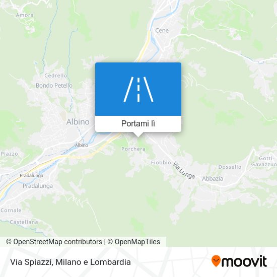 Mappa Via Spiazzi