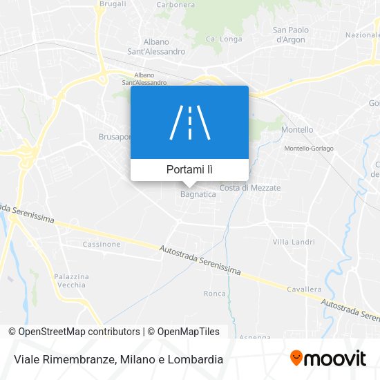 Mappa Viale Rimembranze