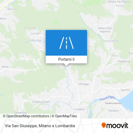 Mappa Via San Giuseppe