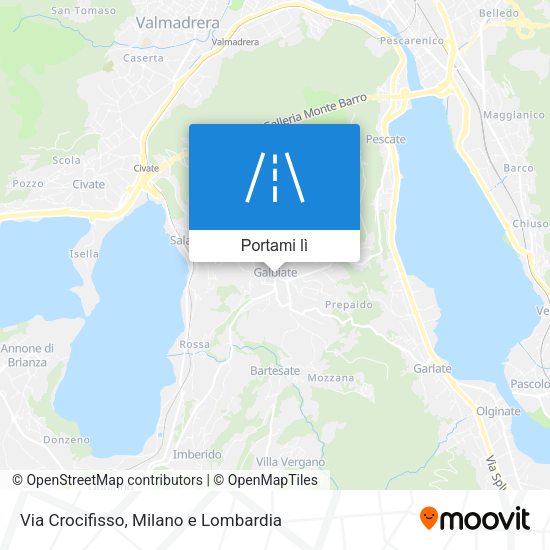 Mappa Via Crocifisso