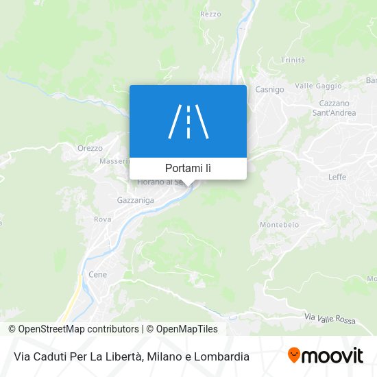 Mappa Via Caduti Per La Libertà