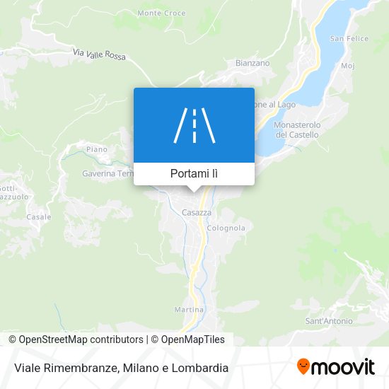 Mappa Viale Rimembranze