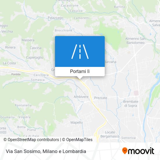 Mappa Via San Sosimo