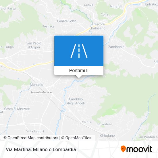 Mappa Via Martina