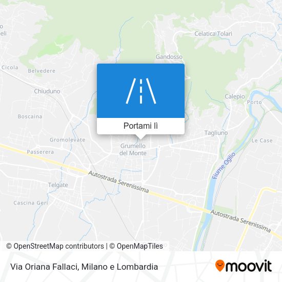 Mappa Via Oriana Fallaci