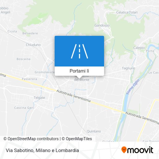 Mappa Via Sabotino
