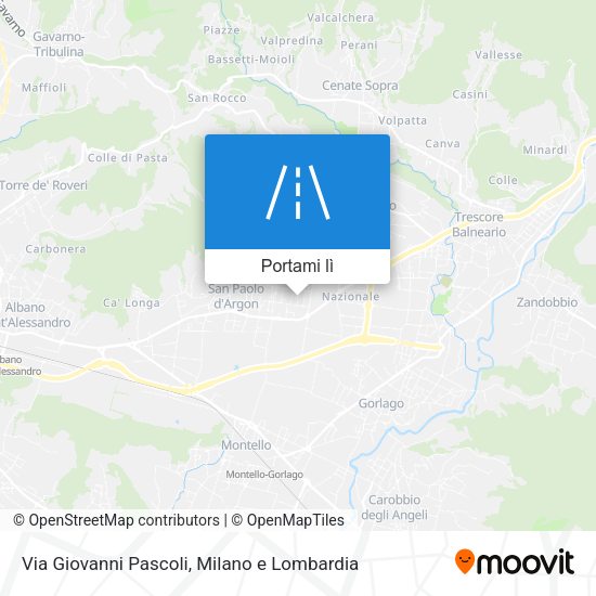 Mappa Via Giovanni Pascoli