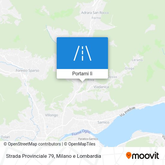 Mappa Strada Provinciale 79