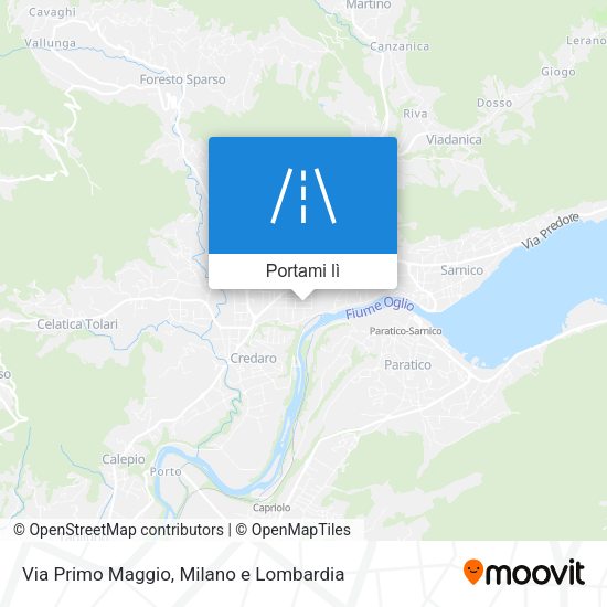 Mappa Via Primo Maggio