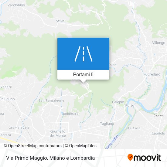 Mappa Via Primo Maggio