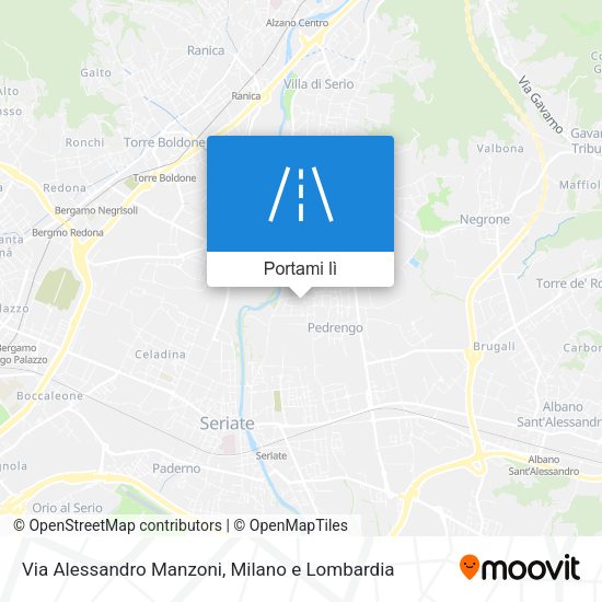 Mappa Via Alessandro Manzoni