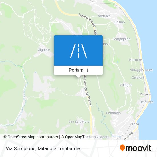 Mappa Via Sempione