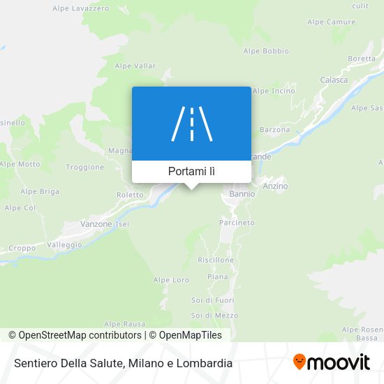 Mappa Sentiero Della Salute