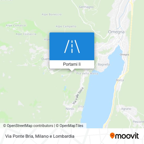 Mappa Via Ponte Bria