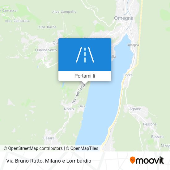 Mappa Via Bruno Rutto