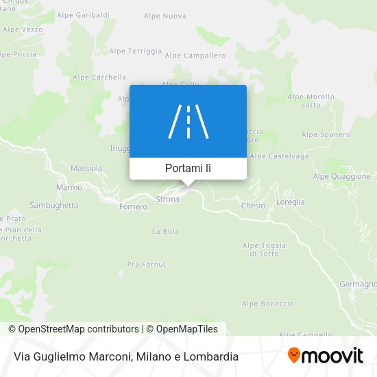 Mappa Via Guglielmo Marconi
