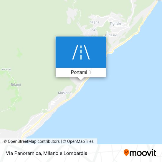 Mappa Via Panoramica