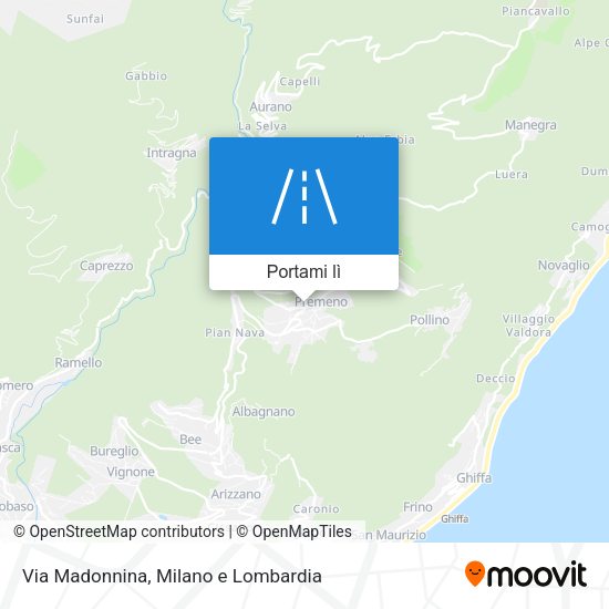 Mappa Via Madonnina