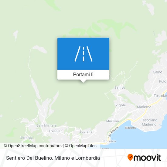 Mappa Sentiero Del Buelino