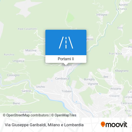 Mappa Via Giuseppe Garibaldi
