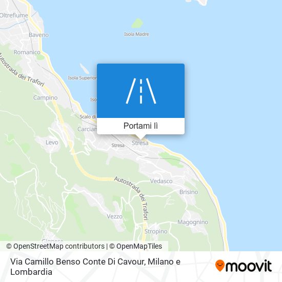 Mappa Via Camillo Benso Conte Di Cavour
