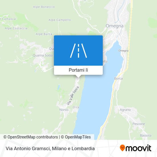 Mappa Via Antonio Gramsci